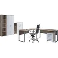 Büro Office Edition Set 4 Sonoma Eiche/Weiß