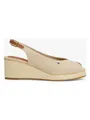 Tommy Hilfiger Shoes Keilsandaletten in Beige, Größe 36, Damen