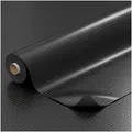 ANRO Vinylboden IMOS Bodenbelag Starker Linoleum PVC-Bodenbelag gerollt, Feuchtigkeitsbarriere feine Optik, Wasserbeständig Langlebig PVC Matte in Größe: 220x140cm schwarz 140 cm x 220 cm