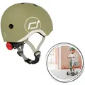 Scoot & Ride Baby Helm (XXS-S), Farbe: forest