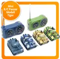 Mini R/C Tiger Panzer Ferngesteuerter Modellpanzer mit Fernbedienung Licht und Soundeffekten RC Panzerfahrzeug für Kinder & Erwachsene