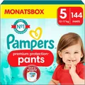 Pampers Baby Windeln Pants Größe 5 (12-17kg) Premium Protection MONATSBOX 144 St