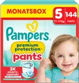 Pampers Premium Protection Pants Größe 5 11kg-17kg 360° Passform 144 Windeln