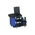 Reinigungswagen Arcora ECOBLACK 450 inkl. Mopp Presse, stabiler Recycling Kunststoffrahmen EB450RC