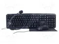 Zestaw biurowy czarny Jack 35mmUSB A przewodowaUS layout Z1C2