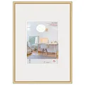walther design Bilderrahmen gold 42 x 59,4 cm (DIN A2) mit Kunstglas, New Lifestyle Kunststoffrahmen KVX426G