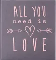 Goldbuch Hochzeitstagebuch All you need is love grau