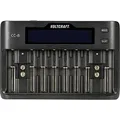 VOLTCRAFT CC-8 Rundzellen-Ladegerät LiIon, LiFePO, NiMH, NiCd A, Mignon (AA), Micro (AAA), Mini (AAAA), 9 V Block, Baby
