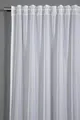 Sehlbach Fertiggardine mit Gardinenband, Voile mit Beschwerungstasche, Weiß, 300 x 175 cm Gardinen, Transparenter Voile Stoff, Lichtdurchlässig, Öko-Tex Zertifiziert, Verdeckte Schlaufen