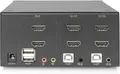 Digitus DS-12860 KVM Switch 2 Port | Dual-Display,