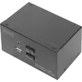 Digitus DS-12860 2+1 Port KVM-Umschalter HDMI Fernbedienung, Tastatur 3840 x ...