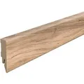 Egger Sockelleiste L663 Kubisch für Fußboden Perganti 6 cm Nussbaum Braun