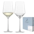Zwiesel Glas Sauvignon Blanc Weißweinglas Pure (2-er Set), anmutige Weingläser für Weißwein, spülmaschinenfeste Tritan®-Kristallgläser, Made in Germany (Art.-Nr. 122314)
