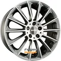 GMP Stellar black polished 8.5x19 ET45 - LK5/112 ML66.6 Alufelge schwarz