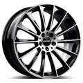 1x GMP STELLAR schwarz diamantgeschliffen 8.5Jx19 5x112 ET45