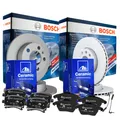 Bosch Bremsscheiben ATE Ceramicbeläge VW PASSAT OHNE eFSB, VA Ø312 HA Ø282mm