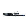 Plug&Shine Kabel IP68 mit 3 Anschlussbuchsen Schwarz, 1m