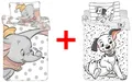 Disney Kinderbettwäsche Disney Dumbo 101 Dalmatiner Kinderbettwäsche 100x135cm 2er-Set, Renforcé, 2 teilig