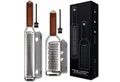 REDSALT® Küchenreibe Edelstahl Reiben Set mit Holzgriff, Profi Küchenreiben, Set Zester + Julienne Reibe, Feine rostfreie Edelstahl Klinge in INOX 18/10 Qualität