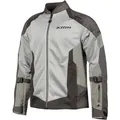 Klim Induction Motorrad Textiljacke, grau, Größe XS für Männer