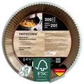 FRITZTOWN Backpapier Air fryer Backpapier, Backpapier für die Heißluftfritteuse, Air fryer Heißluftfritteuse Backpapier Einwegschalen 20 cm x 20 cm