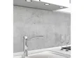danario Küchenrückwand Folie selbstklebend - Matt - Spritzschutz Küche - versteift & robust
