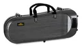 Hochwertiger Koffer in Carbon-Optik m. Rucksackgurten f. Pumpventil Bb-Trompeten