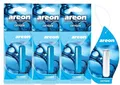 AREON Liquid Auto Parfüm Sauerstoff Autoduft Hängend Duftflakon Flakon Blau Lufterfrischer Set Aufhängen Anhänger Spiegel 5ml 3D (Oxygen Pack x 3)