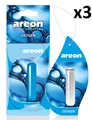 3 x Areon Liquid 5 ml. Oxygen Car Aroma Parfümbaum Lufterfrischer Duft