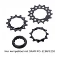 SRAM Kassetten Ersatzritzel PG-1210 / PG-1230, 11-13-15 Zähne, PG1230, Neu