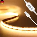 PAUTIX USB 5V LED Streifen Warmweiss 3000K 2M, TV Led Beleuchtung 640LEDs