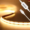 PAUTIX USB 5V LED Streifen Warmweiss 3000K 2M, TV Led Beleuchtung 640LEDs