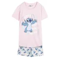 Kurzarm-Pyjama Single-Jersey-Stich Rosa - 12 Jahre | Weiblich Cerdà