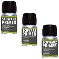 Petec 3x Schwarzprimer 30ml