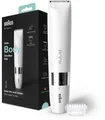 Braun Body Mini Trimmer, Haarentferner, weiß, Body- Wet & Dryh Haartrimmer