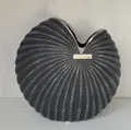 Formano Vase Anthrazit Silber 19x19 cm Edel Geschenk