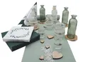 ZauberDeko Tischdeko Herz Salbei Eukalyptus Holz Creme Hochzeit 20 Personen