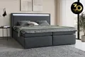 Boxspringbett COLLECTION AB "30 Jahre Jubiläums-Modell Athena", grau (anthrazit), B:193cm L:208cm