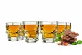 6 Schnapsgläser Totenkopf Shotgläser Schädel Schnaps Shots Stamper Vodkagläser