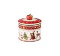 Villeroy & Boch Vorratsdose Winter Bakery Delight kleine Gebäckdose, Porzellan, (1-tlg), Premium Porcelain, 1 Stck, Handwäsche empfohlen