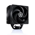 ARCTIC Freezer 36 (schwarz) - CPU Kühler mit Push-Pull für Intel & AMD, Single-Tower, Zwei druckoptimierte 120 mm P-Lüfter, Hydrodynamisches Gleitlager, 200–1800 rpm, inkl. MX-6 Wärmeleitpaste