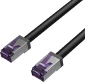 FLX FL31-28315 - Patchkabel Cat. 6A S/FTP, PIMF, schwarz, 0,15 m
