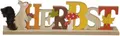 Schriftzug HERBST I Länge 34 cm I Holzaufsteller I 34 x 5 x 10 cm