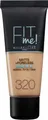 MAYBELLINE NEW YORK Foundation FIT ME! MATTE + PORELESS MAKE-UP, für einen natürlich mattierten Teint, leichte bis mittlere Deckkraft