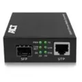 ACT AC4451 Gigabit Ethernet Medienkonverter | SFP Medienkonverter | Multimode | Singlemode | Schwarz