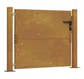 vidaXL Gartentor Gartentor 100x75 cm Cortenstahl