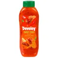 Develey Sweet Chili Sauce 1 x 875 ml – Süß-pikante Sauce mit Chili & Knoblauch – Vegan & vielseitig – Ideal zu Frühlingsrollen, Geflügel, Potato Wedges, Wraps & Meeresfrüchten