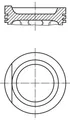 MAHLE 034 99 01 Kolben für AUDI,SEAT,VW