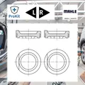 2x ORIGINAL® Mahle Kolben für VW PASSAT B3/B4 Variant GOLF III SHARAN PASSAT
