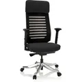 Bürostuhl / Drehstuhl Asgon Stoff Schwarz Hjh Office